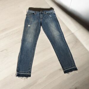 Banana Republic Women’s High-Rise Skinny Cropped Raw Hem Jean Size‎ 28 Size 6